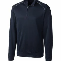 Cutter & Buck WeatherTec Ridge Half Zip 8 Cutter & Buck WeatherTec Ridge Half Zip -Apparel Sales Store MCK00974 NVBU MANN HG 08636.1634162895