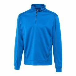 Cutter & Buck DryTec Edge Half-Zip -Apparel Sales Store MCK08861 DGBL MANN HG 25126.1668547812