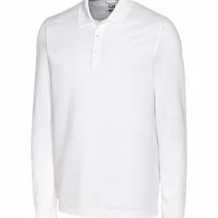 Cutter & Buck Advantage Long Sleeve Polo -Apparel Sales Store MCK09322 WH MANN HG 26503.1638381417