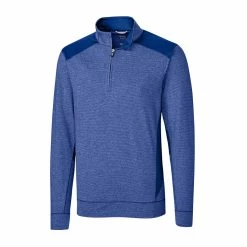 Cutter & Buck Shoreline Color Block Half-Zip -Apparel Sales Store MCK09423 TBH MANN HG 14797.1637692922