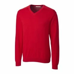 Cutter & Buck Men's Broadview V-Neck Sweater -Apparel Sales Store MCS01842 CDR MANN HG 55261.1668612559