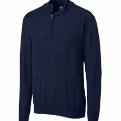 Cutter & Buck Douglas Half-Zip Mock -Apparel Sales Store MCS07725 LYN MANN HG 73247.1649368917