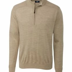 Cutter & Buck Douglas Half-Zip Mock -Apparel Sales Store MCS07725 SAN MANN HG 17648.1649368917