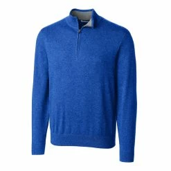 Cutter & Buck Lakemont Tri-Blend Quarter Zip Sweater -Apparel Sales Store MCS07728 TBL MANN HG 81991.1649369430