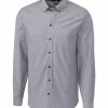 Cutter & Buck Long Sleeve Tailored Fit Stretch Oxford Shirt