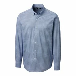 Cutter & Buck Soar Windowpane Check Shirt -Apparel Sales Store MCW00166 IND MANN HG 17861.1669062224