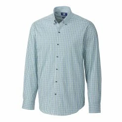 Cutter & Buck Soar Mini Check Shirt -Apparel Sales Store MCW00206 IND MANN HG 81299.1669062331