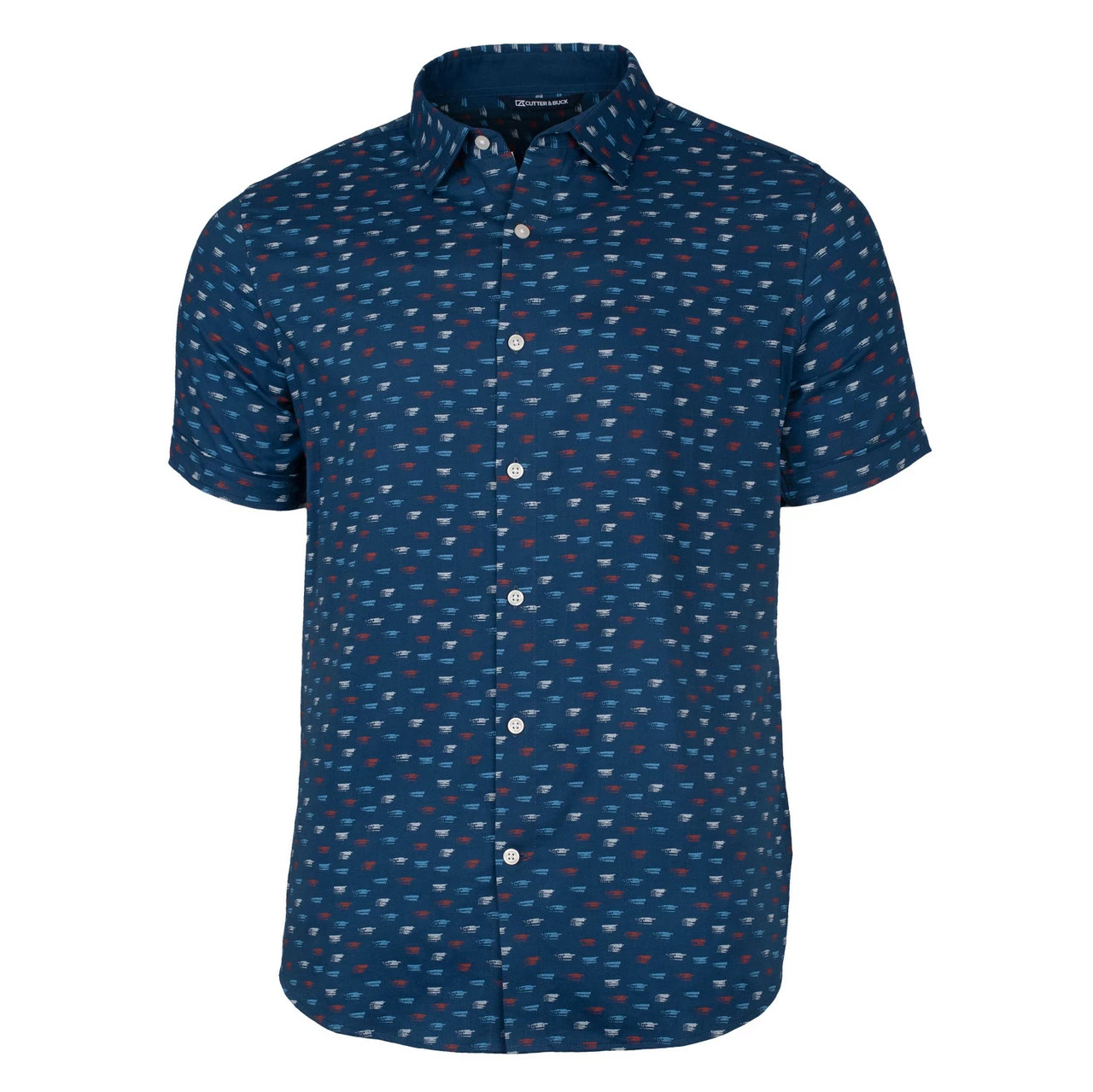 Cutter & Buck Windward Daub Print Shirt 2 Cutter & Buck Windward Daub Print Shirt - Image 2