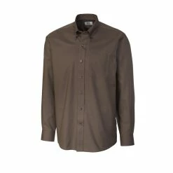 Cutter & Buck Nailshead Long Sleeve Shirt -Apparel Sales Store MCW01711 MNC MANN HG 62268.1649279563