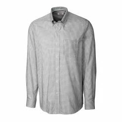 Cutter & Buck Tattersall Long Sleeve Shirt -Apparel Sales Store MCW01891 BL MANN HG 35882.1634157562