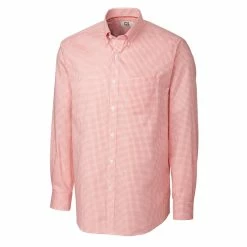 Cutter & Buck Tattersall Long Sleeve Shirt -Apparel Sales Store MCW01891 CLO MANN HG 66400.1634157562