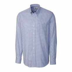 Cutter & Buck Tattersall Long Sleeve Shirt -Apparel Sales Store MCW01891 FB MANN HG 22268.1634157562