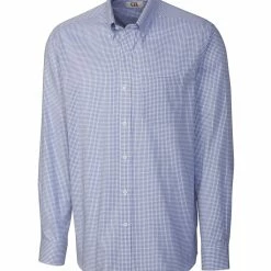 Cutter & Buck Long Sleeve Epic Easy Care Tattersall - Big & Tall -Apparel Sales Store MCW01891 FB MANN HG 67353.1668801270