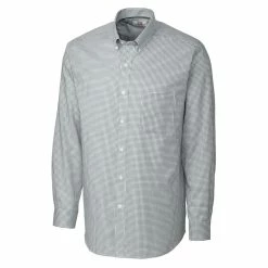 Cutter & Buck Tattersall Long Sleeve Shirt -Apparel Sales Store MCW01891 HT MANN HG 45557.1634157562