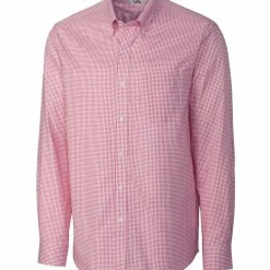 Cutter & Buck Long Sleeve Epic Easy Care Tattersall - Big & Tall -Apparel Sales Store MCW01891 RD MANN HG 38857.1668801270