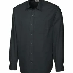 Cutter & Buck Nailshead Long Sleeve Spread Collar Shirt -Apparel Sales Store MCW02054 BL MANN HG 66115.1668550832