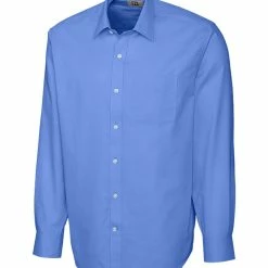 Cutter & Buck Nailshead Long Sleeve Spread Collar Shirt -Apparel Sales Store MCW02054 FB MANN HG 84583.1668550832