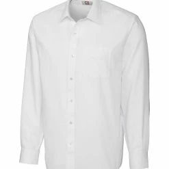 Cutter & Buck Long Sleeve Epic Easy Care Spread Nailshead - Big & Tall -Apparel Sales Store MCW02054 WH MANN HG 91203.1668811256