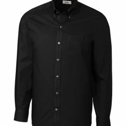 Cutter & Buck Long Sleeve Tailored Fit Fine Twill Shirt -Apparel Sales Store MCW09400 BL MANN HG 46004.1634157731