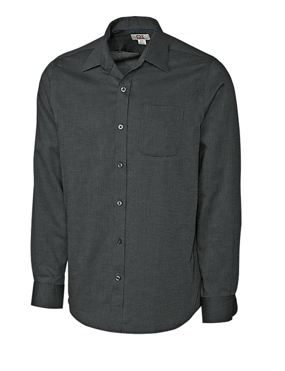 Cutter & Buck Men's Long Sleeve Tailored Fit Spread Nailshead 1 Cutter & Buck Men's Long Sleeve Tailored Fit Spread Nailshead