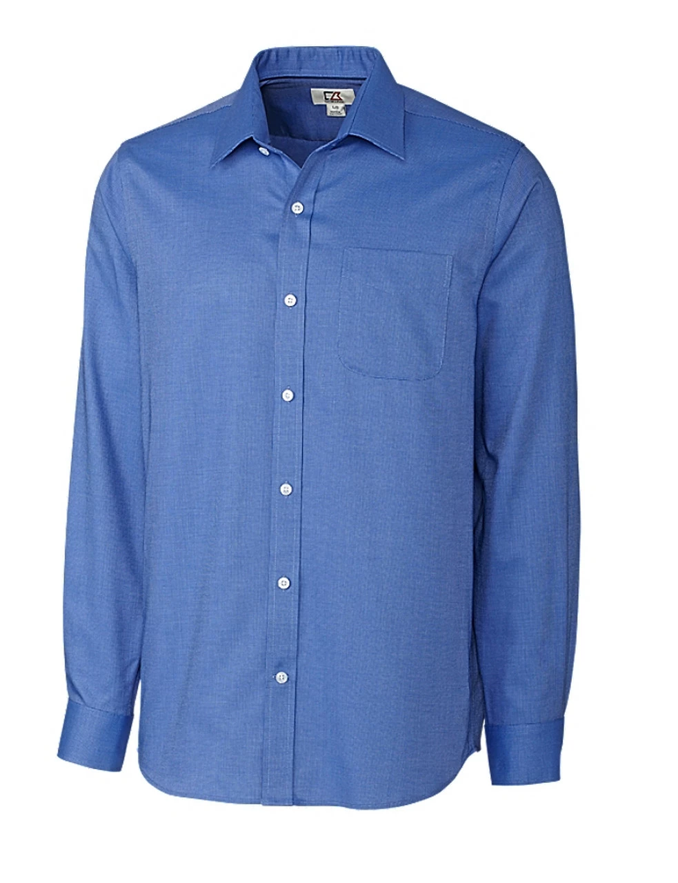 Cutter & Buck Men's Long Sleeve Tailored Fit Spread Nailshead 2 Cutter & Buck Men's Long Sleeve Tailored Fit Spread Nailshead - Image 2