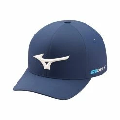 Mizuno Golf Mizuno Tour Delta Fitted Cap -Apparel Sales Store Mizuno Tour Delta Fitted Navy 71246.1663089844