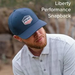 Ping Golf PING Liberty Performance Snapback Golf Cap -Apparel Sales Store PING Liberty Collection Cap c 20429.1665166325