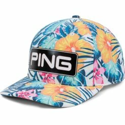 Ping Golf PING Tour Paradaiso Snapback Cap -Apparel Sales Store PING Tour Paradaiso Snapback Cap WHT a 88909.1661195793
