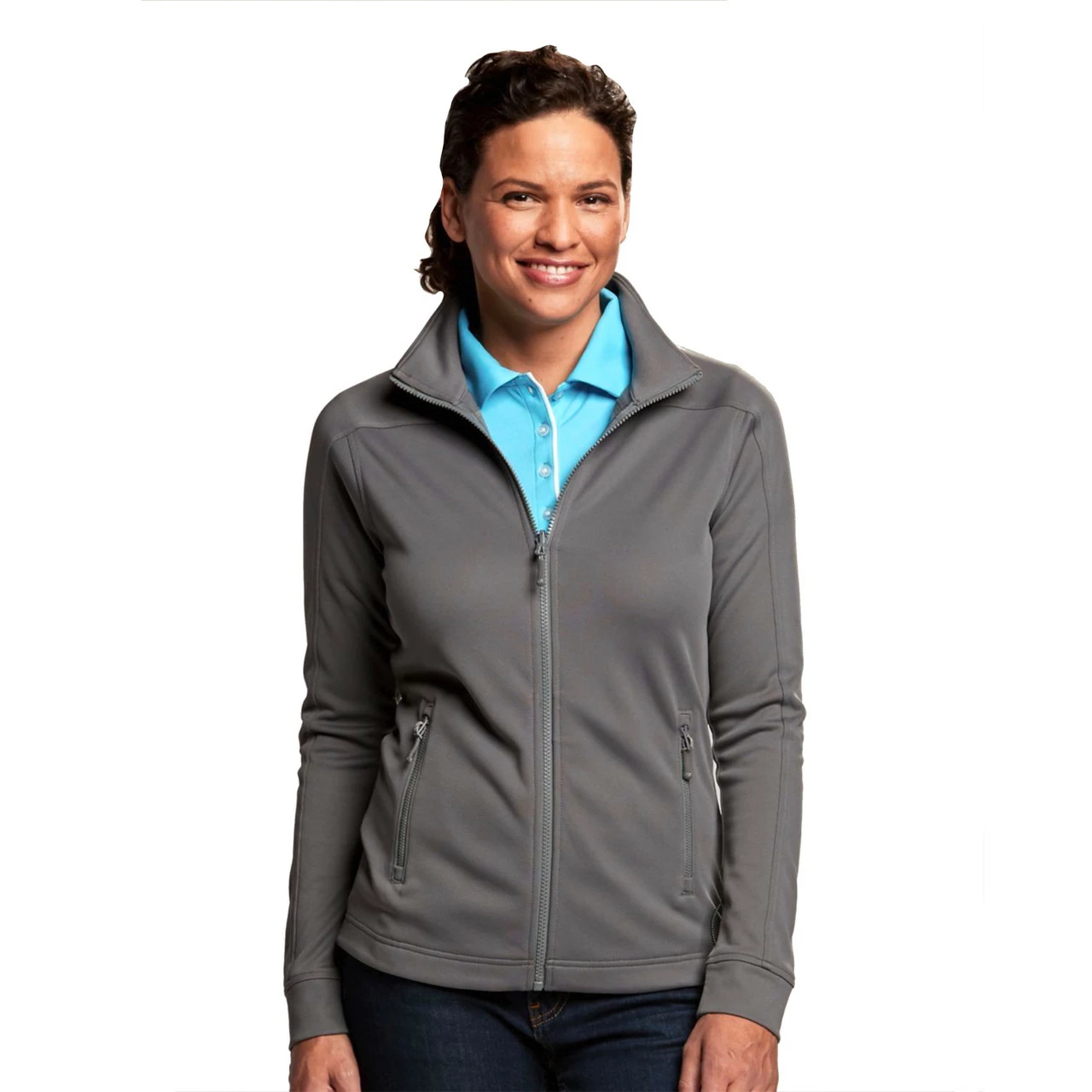 Cutter & Buck Women's Peak Full Zip 1 Cutter & Buck Women's Peak Full Zip