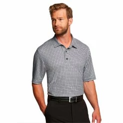 Cutter & Buck Pike Small Plaid Print Polo
