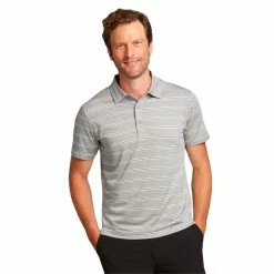 Cutter & Buck Forge Heather Stripe Tailored Fit Polo