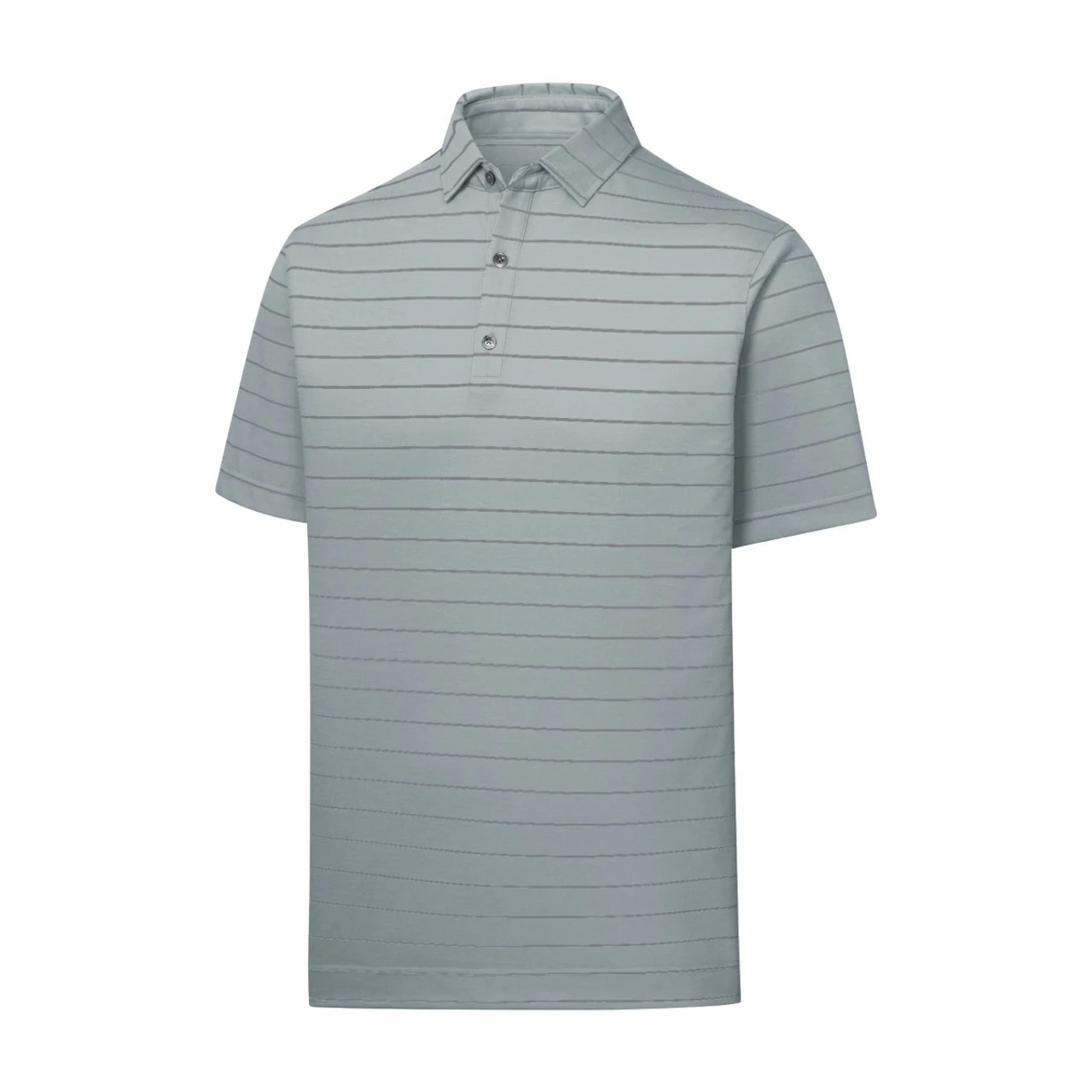 FootJoy Golf FootJoy DriRelease Open Stripe Jersey Self Collar Athletic Fit Polo 2 FootJoy Golf FootJoy DriRelease Open Stripe Jersey Self Collar Athletic Fit Polo - Image 2