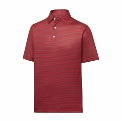 FootJoy Golf FootJoy ProDry Performance Stretch Lisle Pinstripe Polo -Apparel Sales Store fj 28113 29940.1675975703