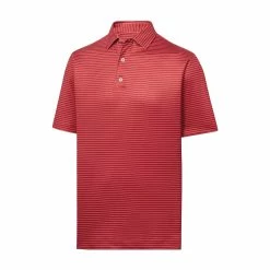 FootJoy Golf FootJoy ProDry Lisle Classic Pencil Stripe Polo -Apparel Sales Store fj 28116 18607.1675977514