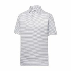 FootJoy Golf FootJoy ProDry Lisle Classic Pencil Stripe Polo -Apparel Sales Store fj 28118 77938.1675977514