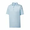 FootJoy Golf FootJoy DriRelease Open Stripe Jersey Self Collar Athletic Fit Polo