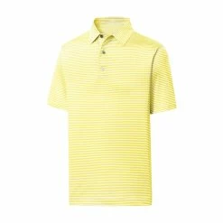 FootJoy Golf FootJoy Lisle Feeder Stripe Self Collar Polo -Apparel Sales Store fj 29630 51480.1675972290
